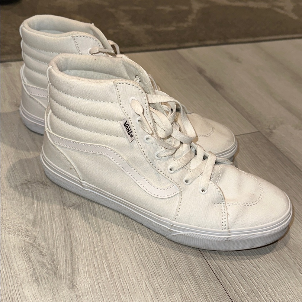 Vans Classic White High-Top Shoes